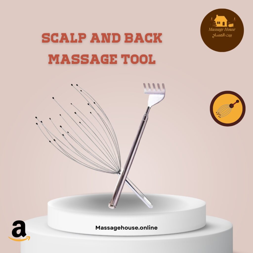 Scalp and back massage tool